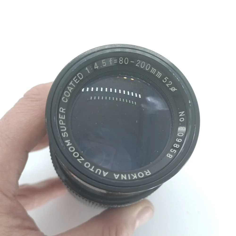 Rokina Auto Zoom 80-200mm f4.5 Macro MD Mount Lens Vintage Manual Focus R32